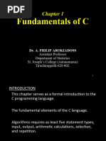 C-Programming Chapter 1 Fundamentals of C