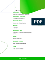 Tareasemana2transición A La Vida Adulta, Explicaciones Teóricas.