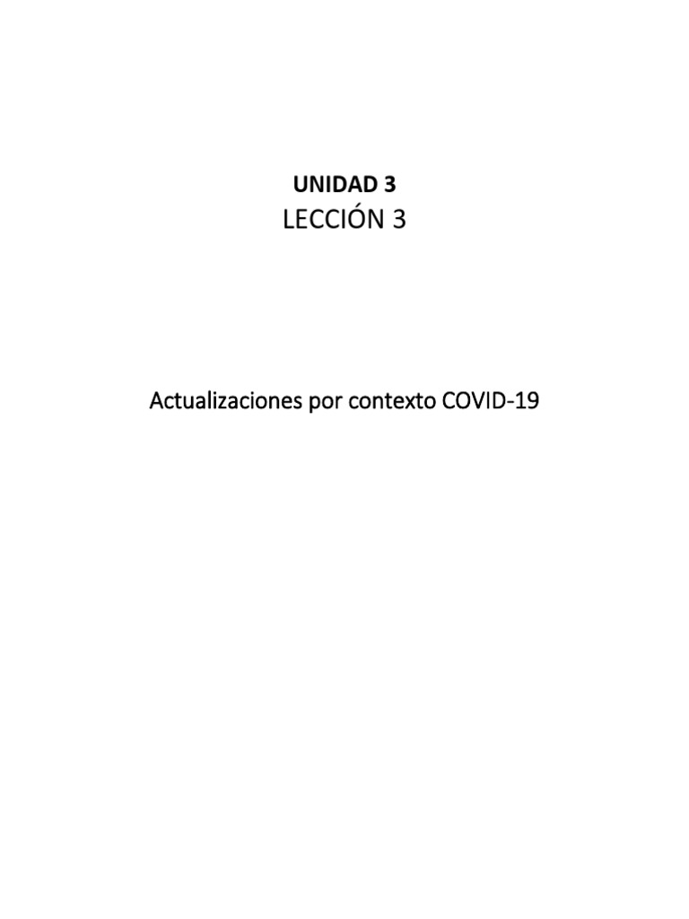 Leccion 3-3 | PDF