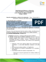 Guia de Actividades y Rúbrica de Evaluación - Unidad 2 - Paso 3 - Desarrollar La Proyección y Estructura Del Relleno Sanitario