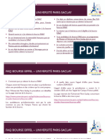 FAQ Bourse Eiffel - Université Paris-Saclay