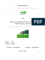 Aplicación de Dos Fertilizantes Foliares en Soya