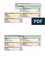 Shuttle First Semester Schedule Day Shift 2023