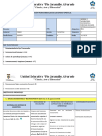 Plan Micro de Las Actividades LENGUA Y L. 9 Semanas