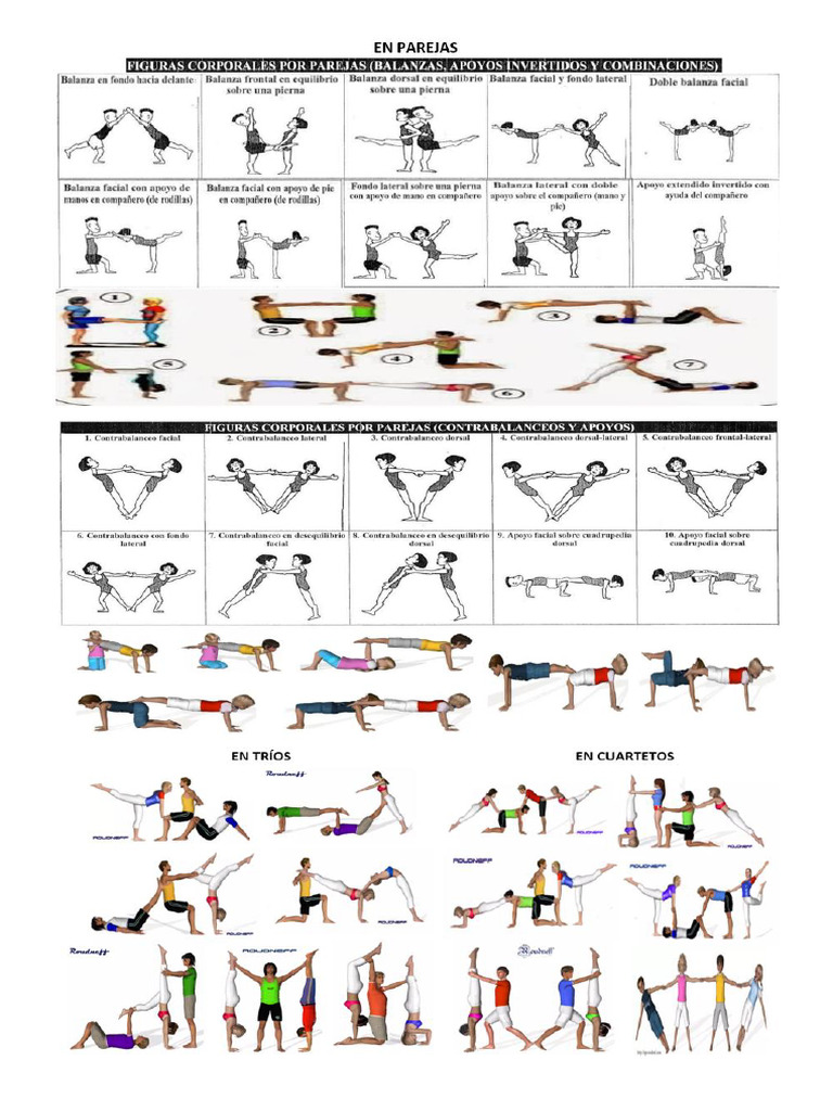 Figuras en Parejas, Trios y Cuartetos | PDF