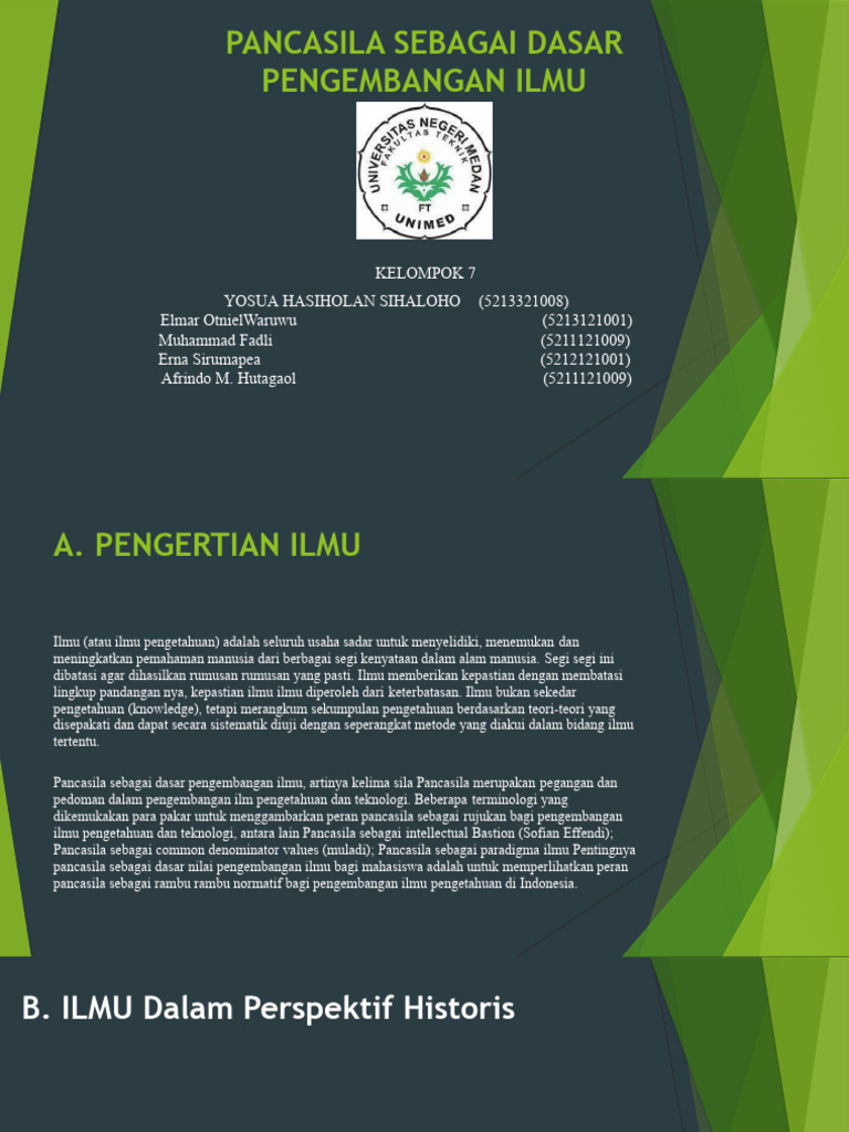 Pancasila dalam Pengembangan Ilmu | PDF