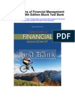 Foundations of Financial Management Canadian 8th Edition Block Test Bank