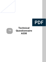 A330 Technical Questionnaire