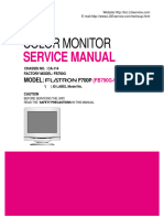 LG Flatron f700p (Fb790g-Ul) Chassis CA-114 Service Manual