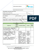 Informe de Actividades. Desde El 24 de Diciembre Al 31 2021