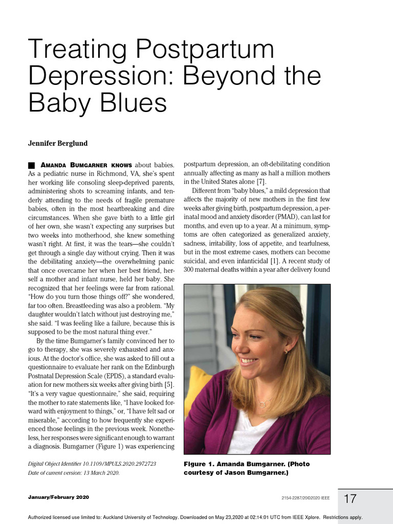 Postpartum Depression Download Free Pdf Psychiatry Mental Disorder