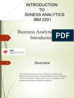 01 Introduction To Business Analytics