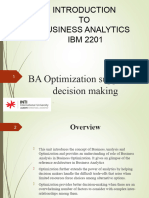 03-04-05 Value of Business Analytics Optimization To Businesses