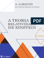 H. A. Lorentz - A Teoria Da Relatividade de Einstein