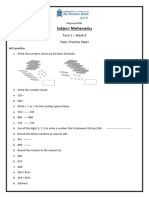 Math Resources - Term 1 - Week 9 - Practice Paper