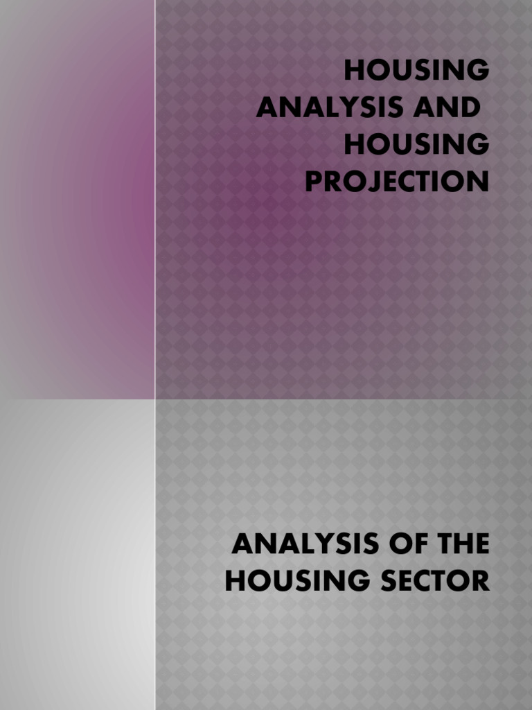 Housing Supply and Demand Analysis | PDF | Real Estate Economics ...