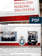 Australia and Hongkong Policing System