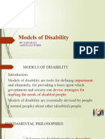 3 Disability Models