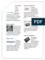 Medidas de Almacenamiento