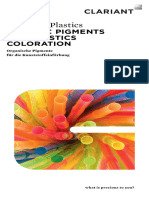 Clariant Brochure Organic Pigments For Plastics Colorations 201505 EN