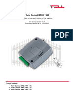 Gate Control BASE 1000 v8 en Manual