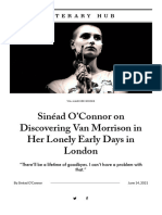 Sinéad O'Connor On Discovering Van Morrison in Her Lonely Early Days in London Literary Hub