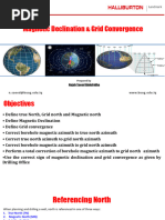 Declination and Grid Correction Guide | PDF | Coordinate System | Latitude