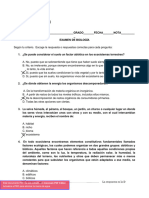 3examen de Biologia EcosistemasBruno Calvo H