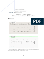 Semana 02 - Clase 03 - Método Gauss - FMMP113