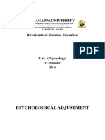 Psycology - 119 64 - Psychological Adjustment