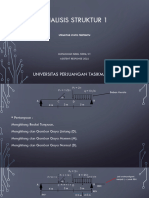 P2 Struktur Statis Tertentu (Beban Merata)