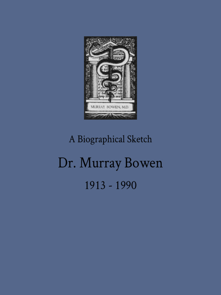 Murray Bowen Biographybook | PDF | Schizophrenia | Psychiatry