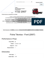 Ford Cargo 1722 2007: Ficha Técnica - Ford (2007)