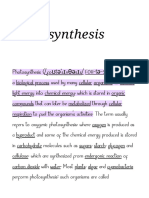 Photosynthesis - Dark Reaction and Calvin Cycle Class 9 Notes