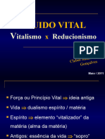 FLUIDO VITAL VitalistasXReducionistas