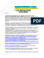 Mapa - Legislação Empresarial - 54/2023: E-Mail