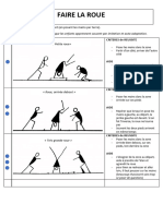 Faire La Roue: La Roue Est Une Figure Célèbre Que Les Enfants Apprennent Souvent Par Imitation Et Auto-Adaptation