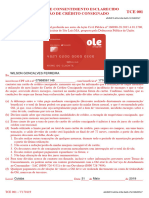 Termo de Consentimento Esclarecido Do Cartão de Crédito Consignado