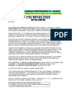 Mapa - Let - Língua Portuguesa Ii - 54/2023: Assessoria Nos Seus TRABALHOS Entre em Contato Com A DL ASSESSORIA
