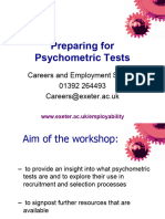Powerpoint Ces Psychometric Tests