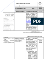 Cuadro de Acciones Evaluativas Fisica 10 2023