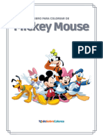 Libro para Colorear de Mickey Mouse