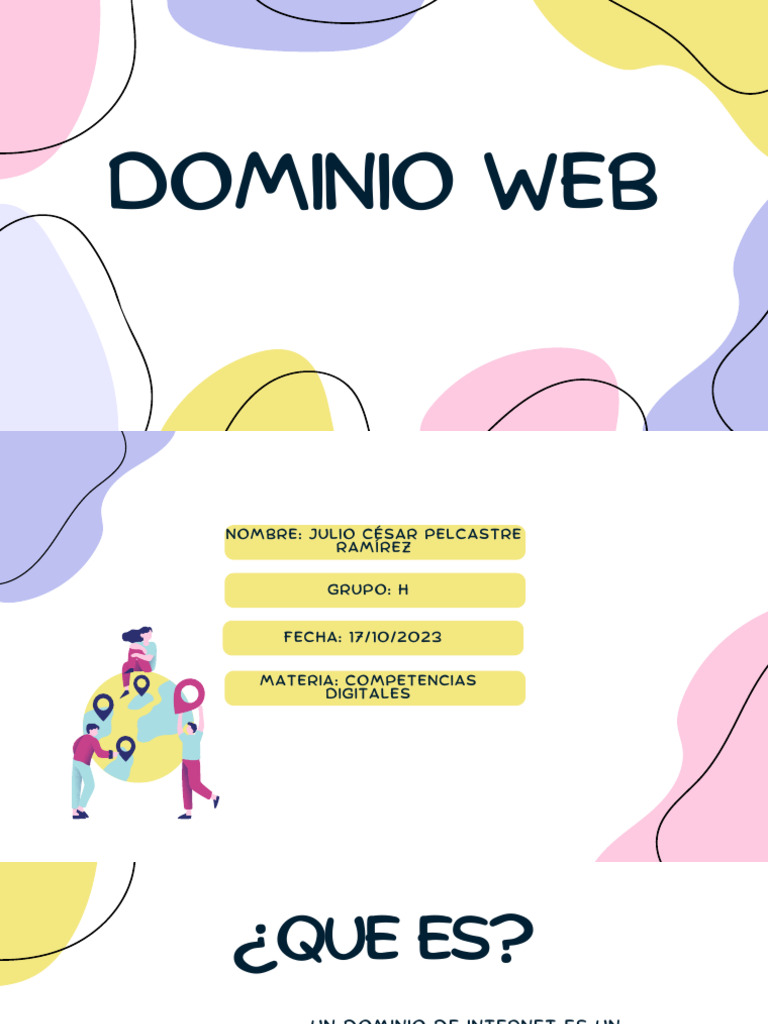 Dominio Web | PDF | Nombre de dominio | Internet