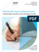 Pakistan British Council Guide To Making Entries - November 2023 v2