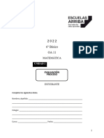 Evaluación 6B OA11-P Estudiante 2022