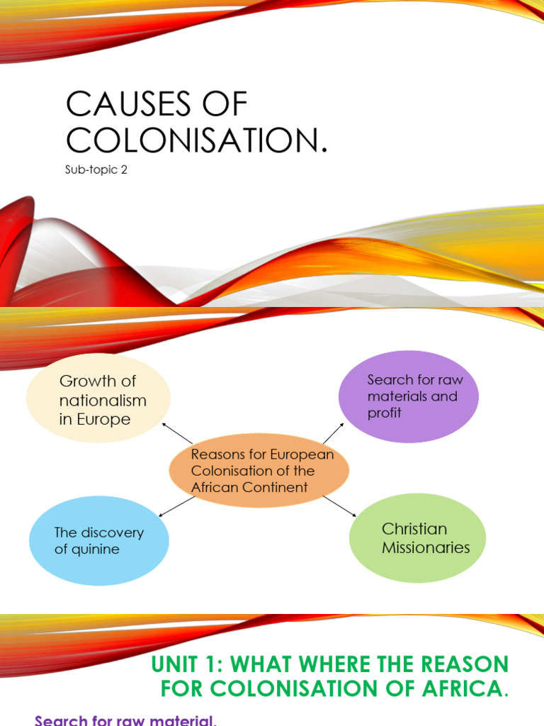 Causes of Colonisation | Download Free PDF | Malaria | Africa