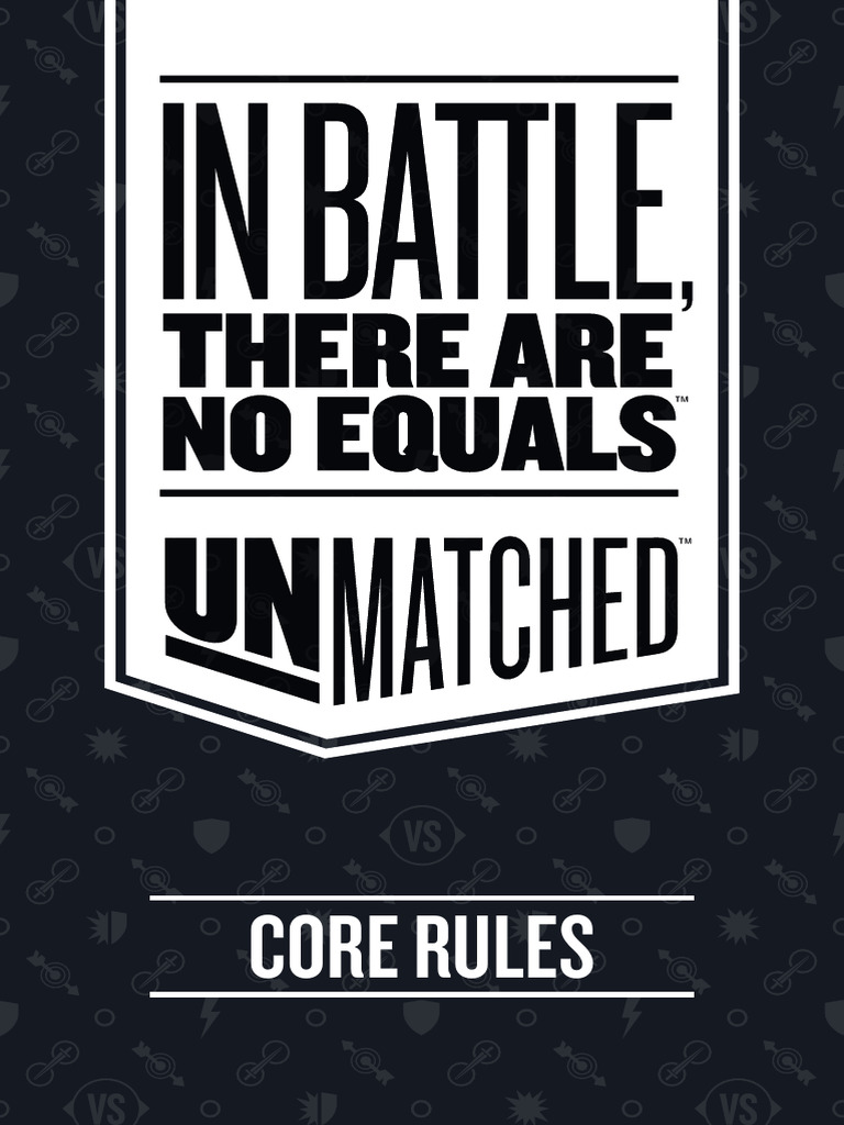 Unmatched Core Rules PDF
