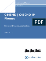 c448hd c450hd Ip Phone For Microsoft Teams User S and Administrator S Manual Ver 1 17