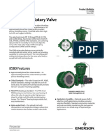 Product Bulletin Fisher 8580 Rotary Valve en 123032