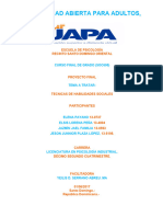 Trabajo Final Del Primer Modulo Del Curso Final de Grado